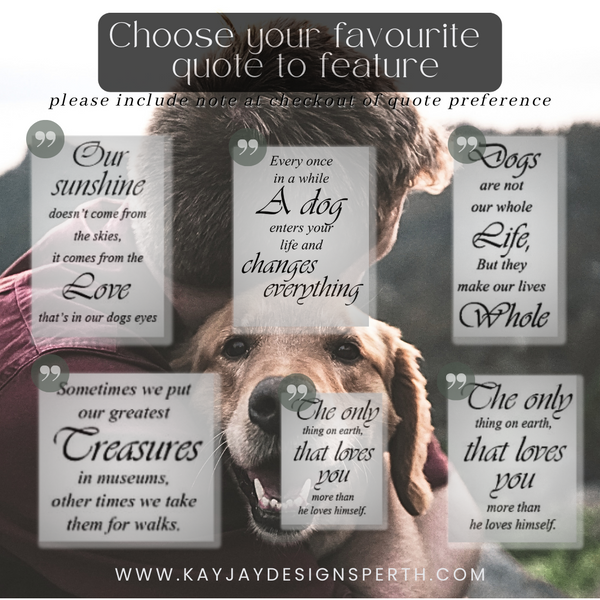 King Charles Cavalier - Personalized Collage Silhouette in Shadow Frame - Custom Photo Memories Gift